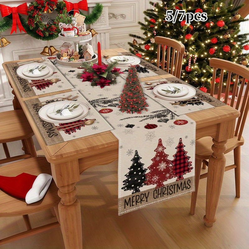 American Country Christmas Tab - مراجعة Christmas Table Runner وسعره
