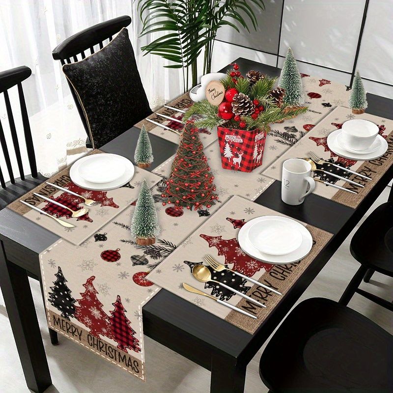 American Country Christmas Tab - مراجعة Christmas Table Runner وسعره