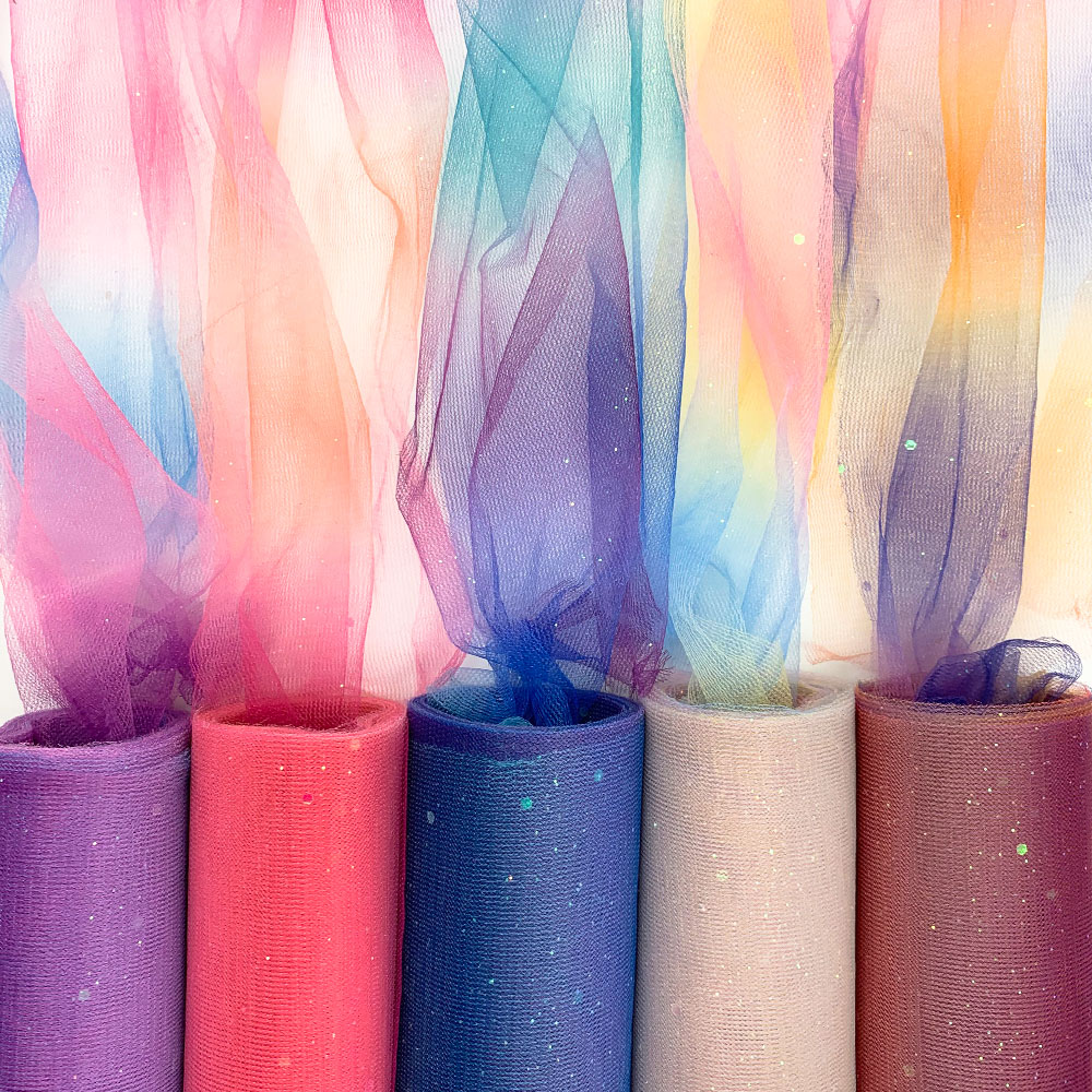 10Yards Rainbow Glitter Tulle  - مراجعة Christmas Table Runner وسعره