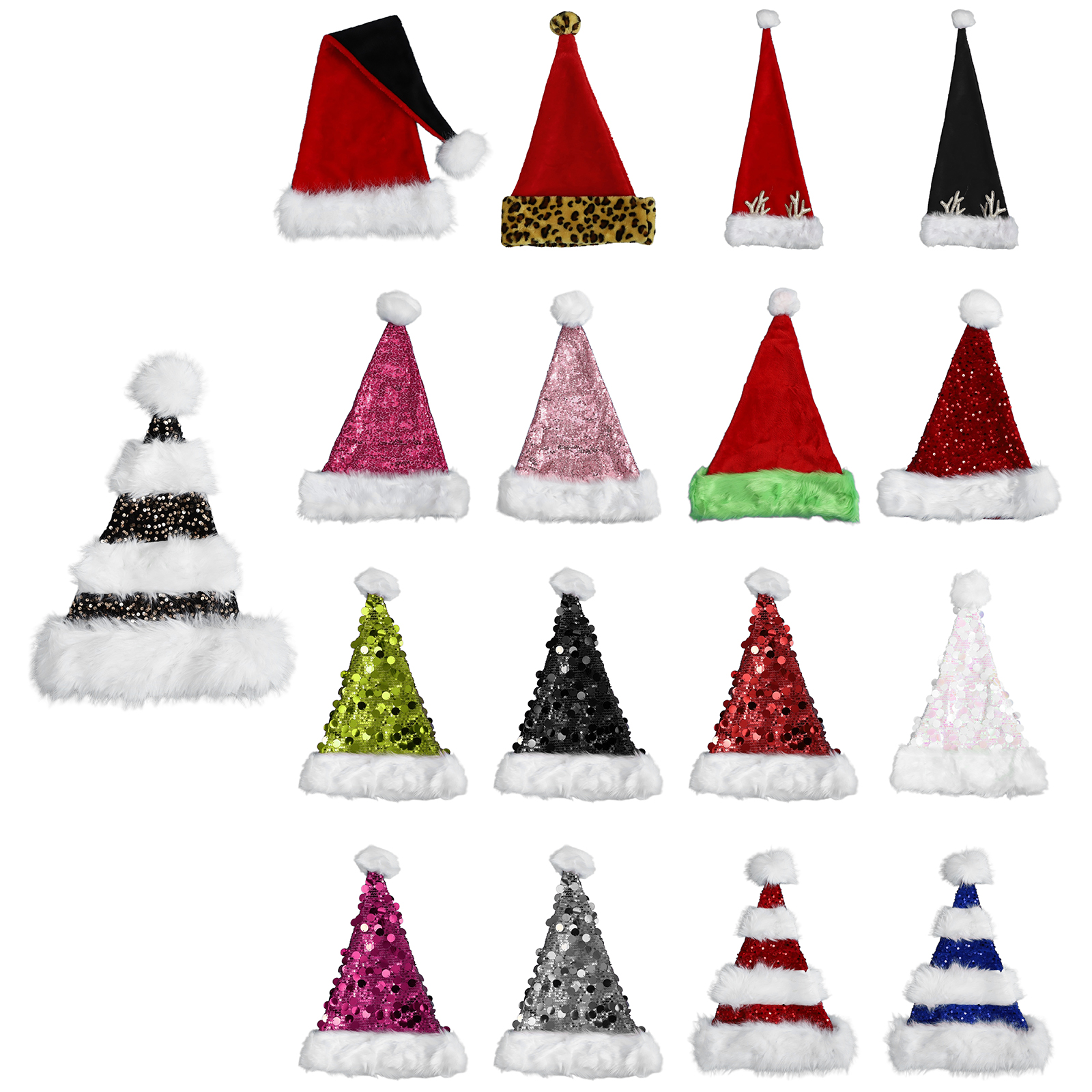 Adults Christmas Santa Hat Sof - مراجعة Santa Hat Plush وسعره