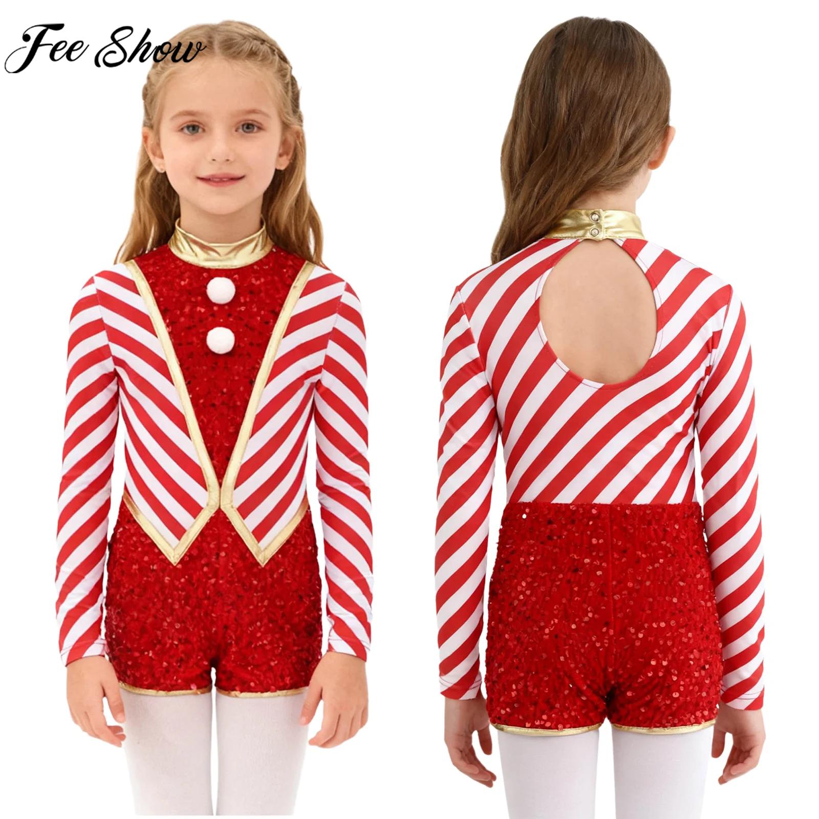 Kids Girls Long Sleeve Sequin  - مراجعة Elf Costume Christmas وسعره