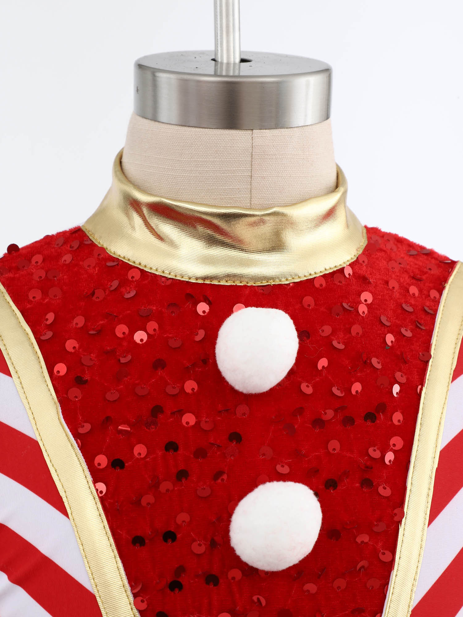 Kids Girls Long Sleeve Sequin  - مراجعة Elf Costume Christmas وسعره