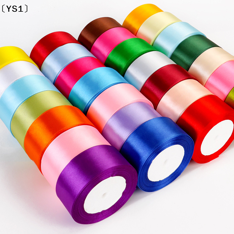 〔YS1〕4cm 25 Yards Satin Ribbon - مراجعة Ribbon Bow Gift وسعره