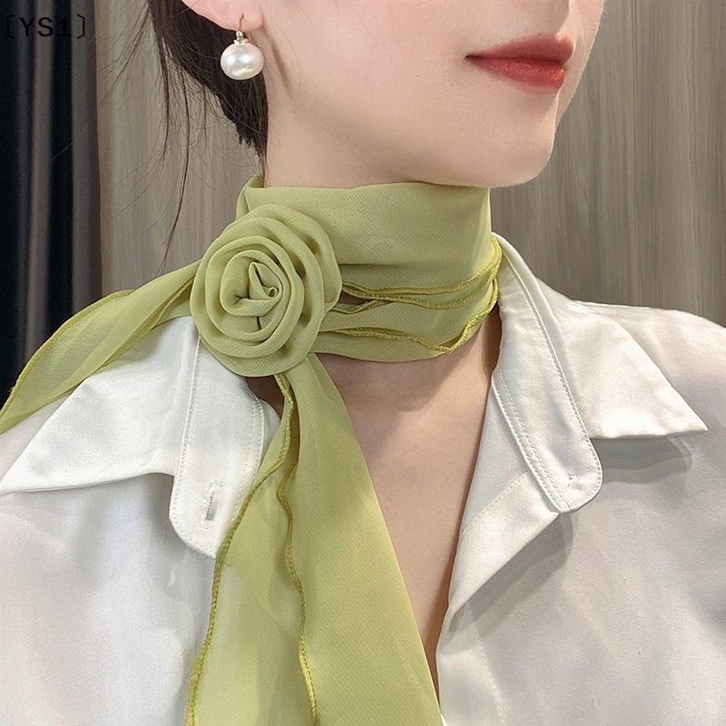 〔YS1〕Fashion Rose Flower Silk  - مراجعة Ribbon Bow Gift وسعره