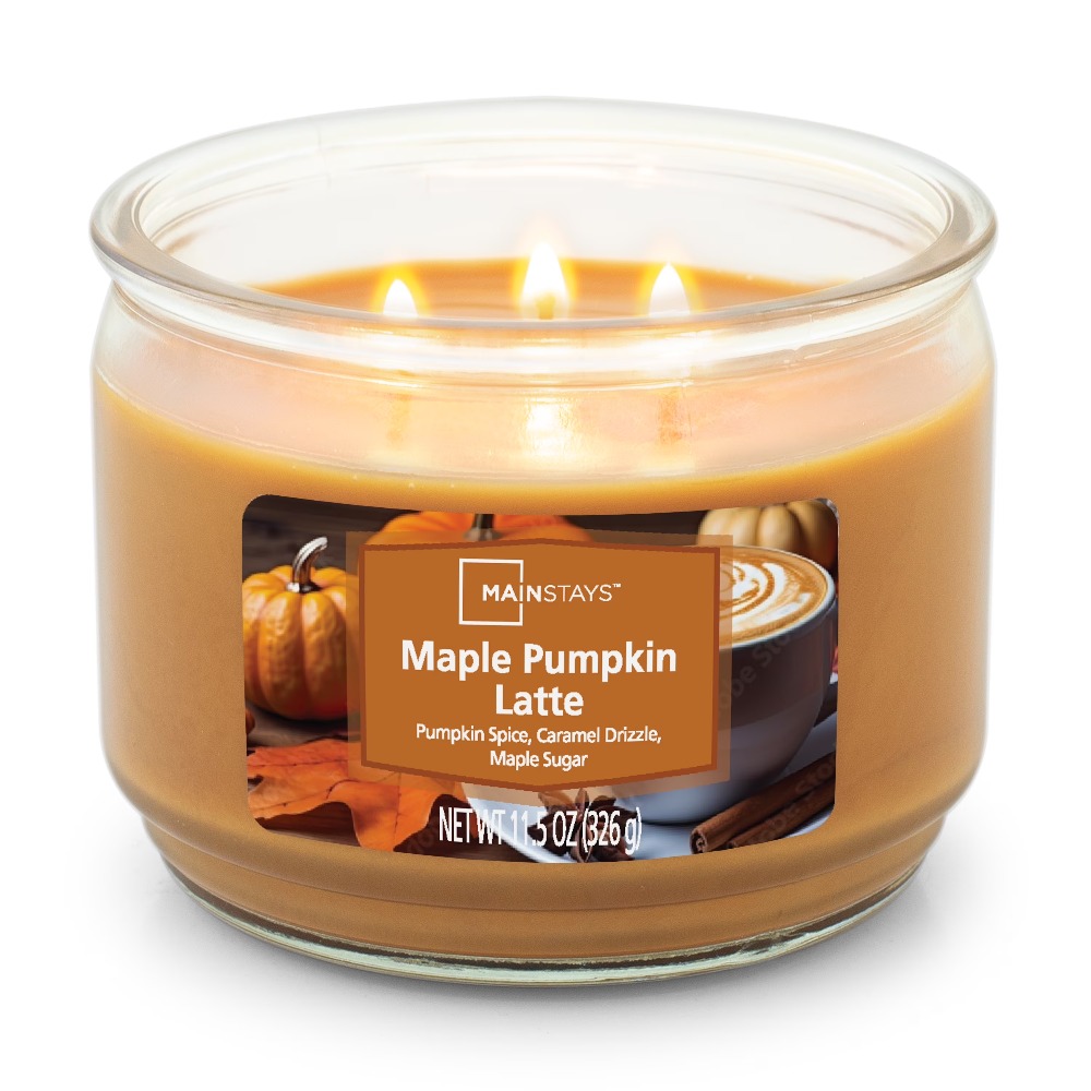 Maple Pumpkin Latte Scented Tr - مراجعة Holiday Candle Set وسعره