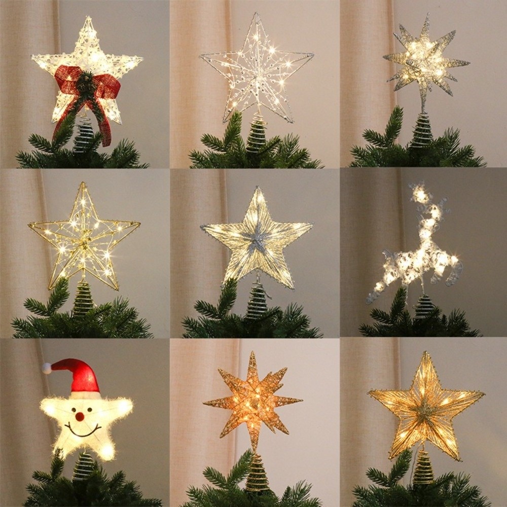 3D Glitter Star Christmas Tree - مراجعة Star Tree Topper وسعره