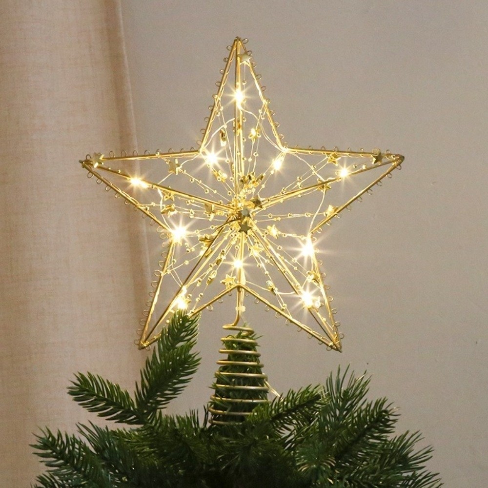 3D Glitter Star Christmas Tree - مراجعة Star Tree Topper وسعره