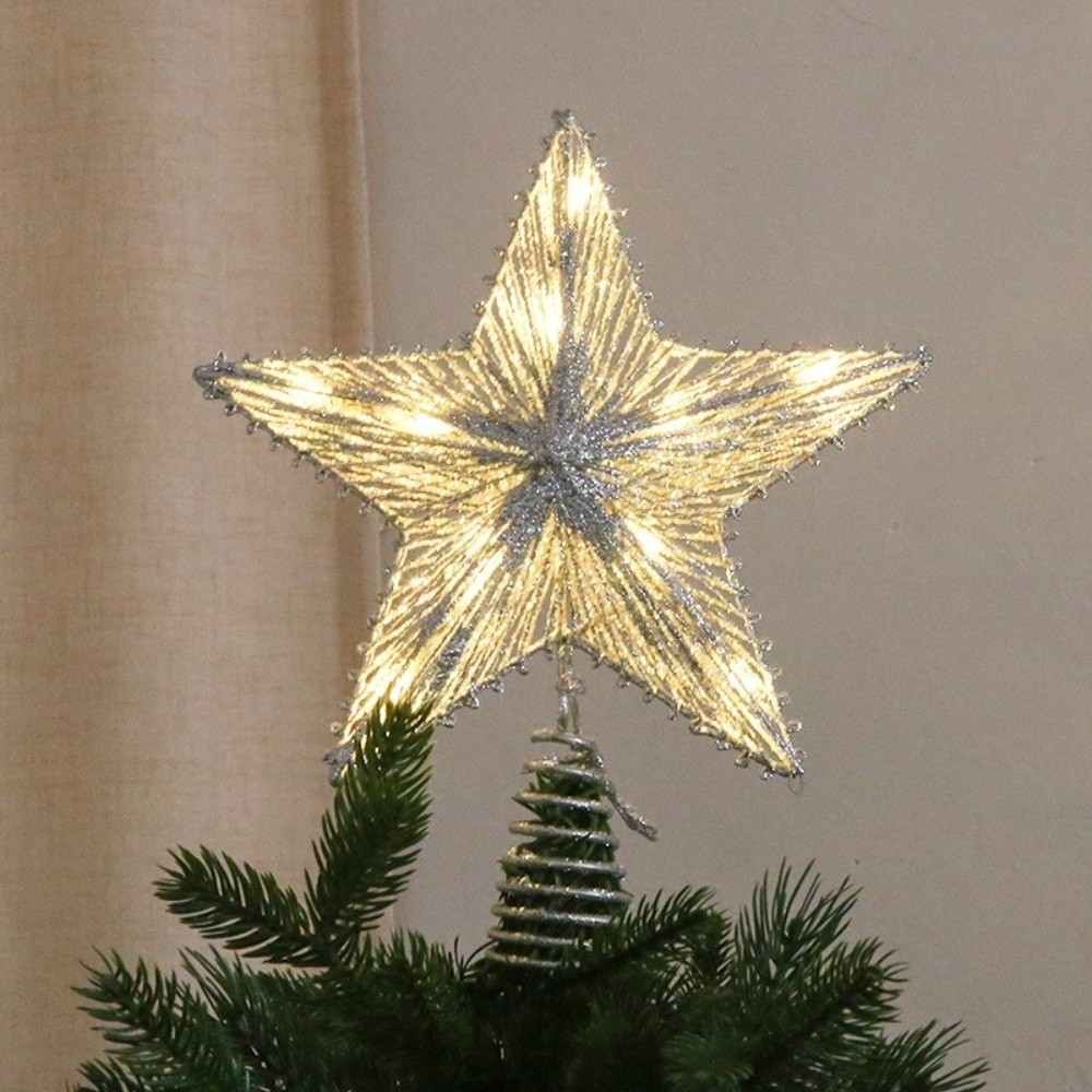 3D Glitter Star Christmas Tree - مراجعة Star Tree Topper وسعره