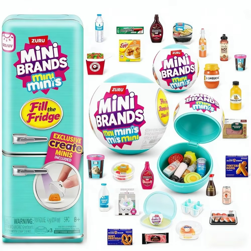 New ZURU Mini Brands Refrigera - مراجعة Ornament Ball Set وسعره