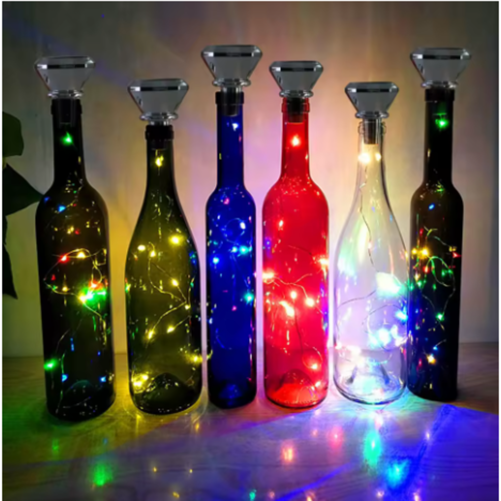 Solar Powered Bottle Stopper S - مراجعة Led Fairy String Lights وسعره