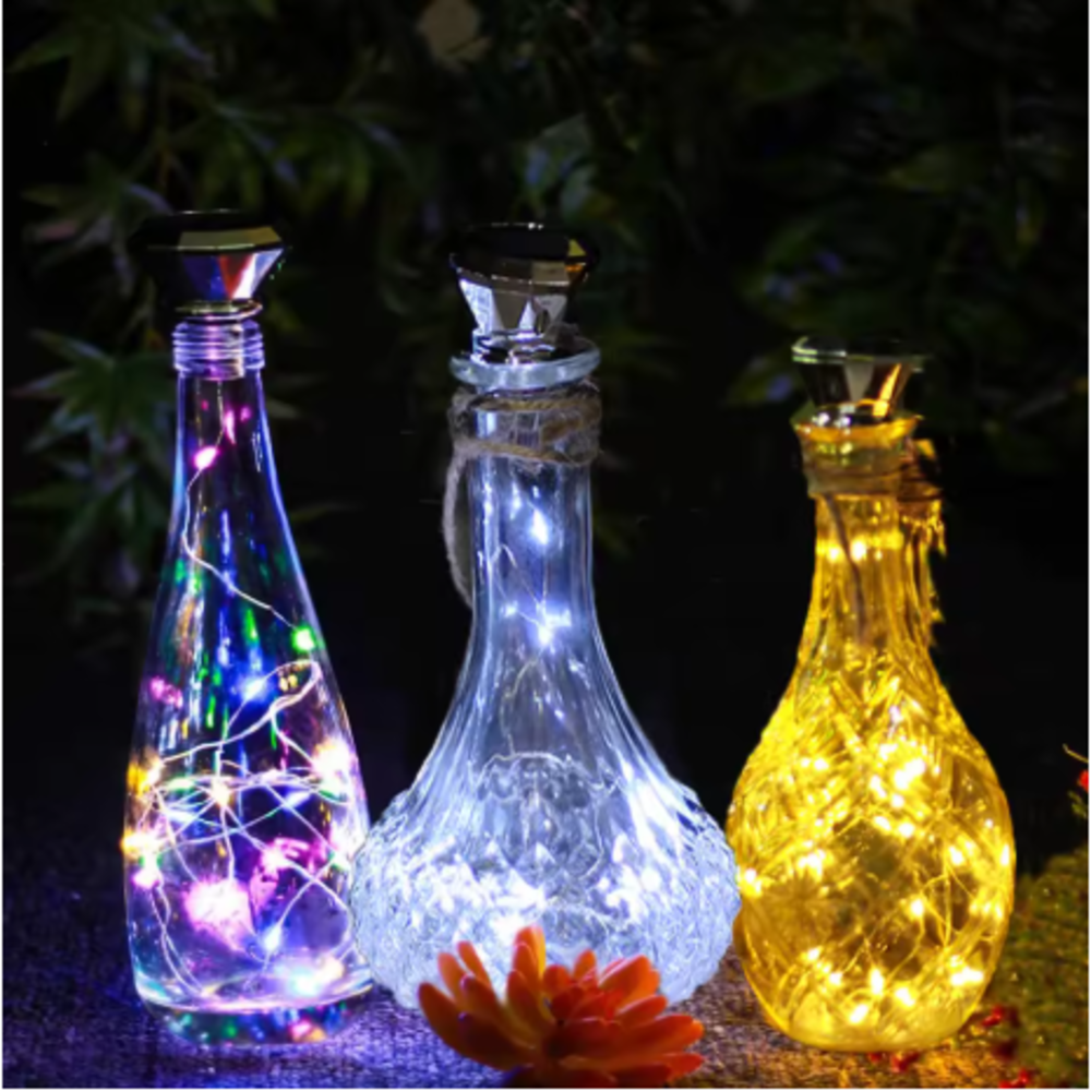 Solar Powered Bottle Stopper S - مراجعة Led Fairy String Lights وسعره