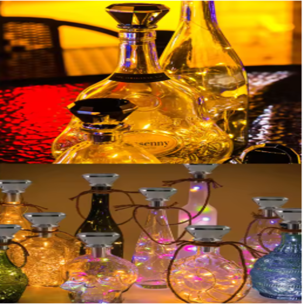 Solar Powered Bottle Stopper S - مراجعة Led Fairy String Lights وسعره