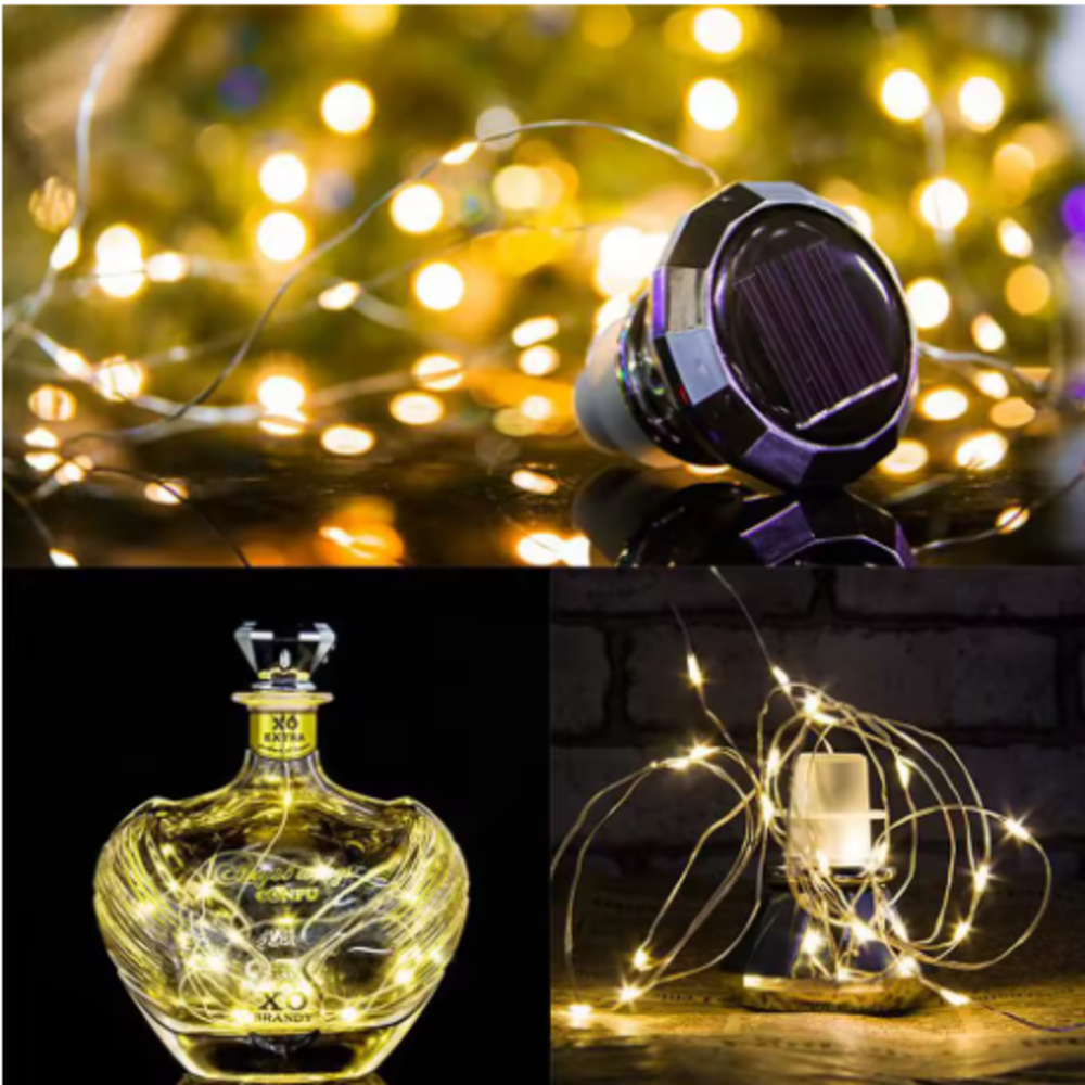 Solar Powered Bottle Stopper S - مراجعة Led Fairy String Lights وسعره