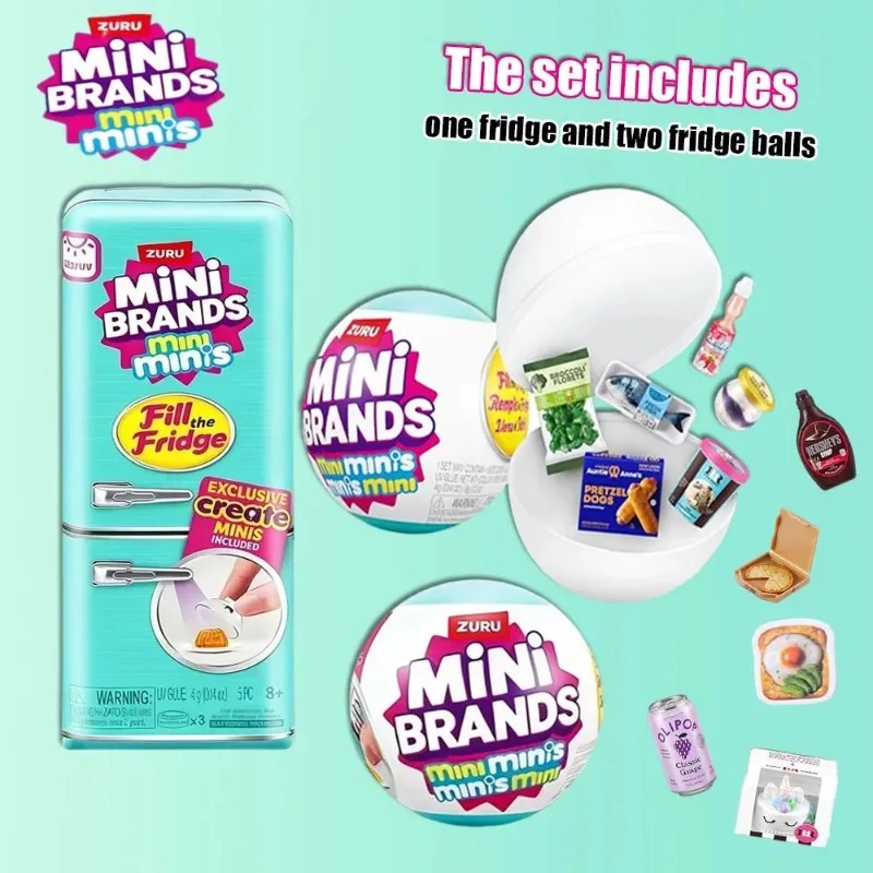 ZURU Mini refrigerator set min - مراجعة Ornament Ball Set وسعره
