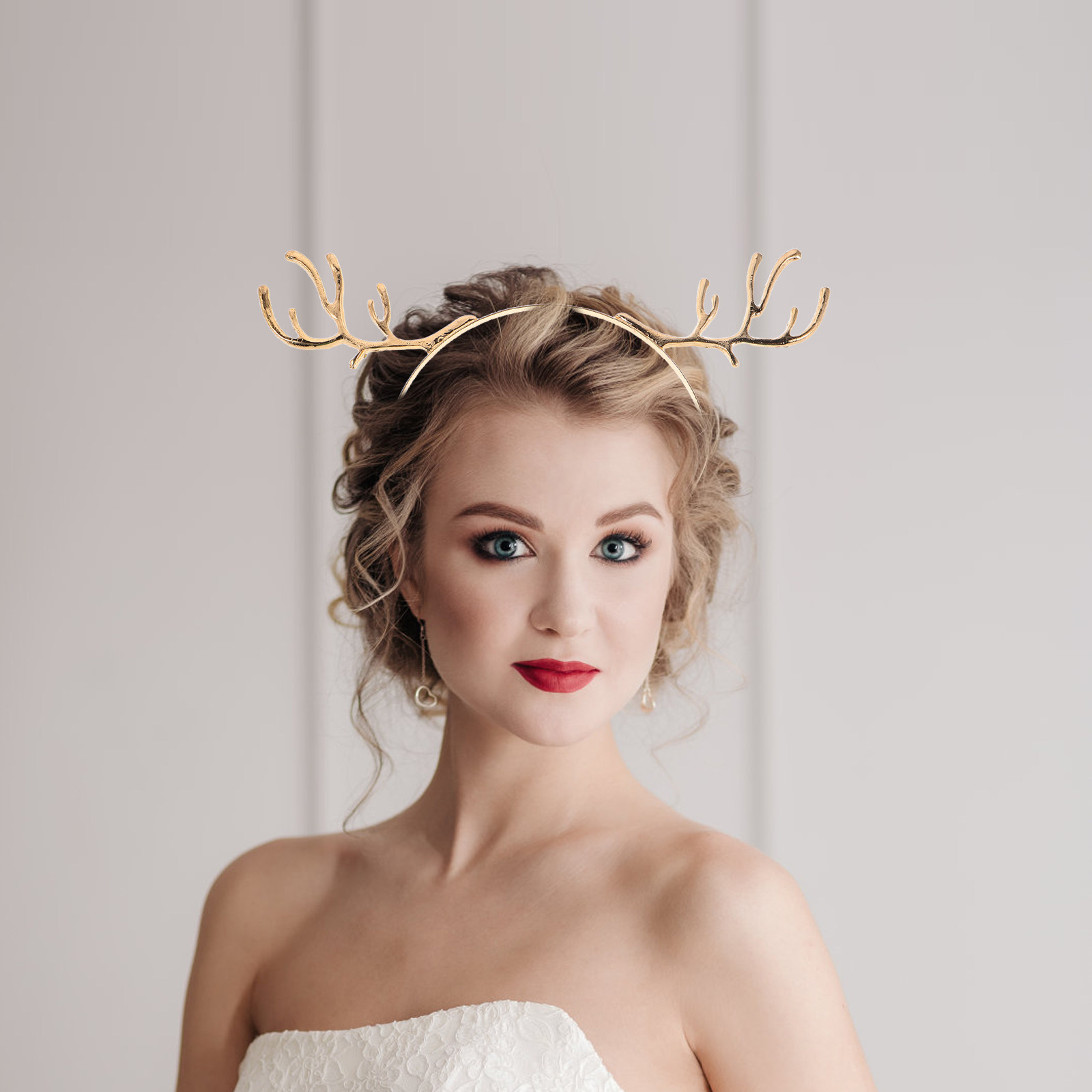 3Pcs Cute Reindeer Antler Head - مراجعة Reindeer Antlers Headband وسعره