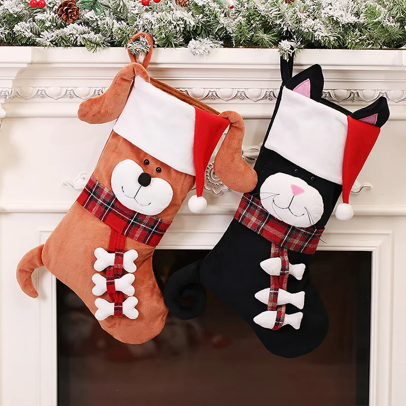 3D Animal Christmas Stockings  - مراجعة Christmas Stocking Hanging وسعره