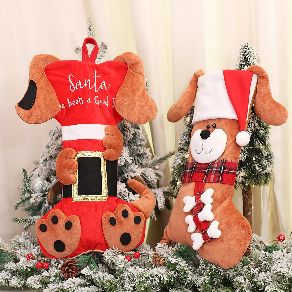 3D Animal Christmas Stockings  - مراجعة Christmas Stocking Hanging وسعره