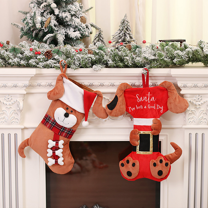 3D Animal Christmas Stockings  - مراجعة Christmas Stocking Hanging وسعره