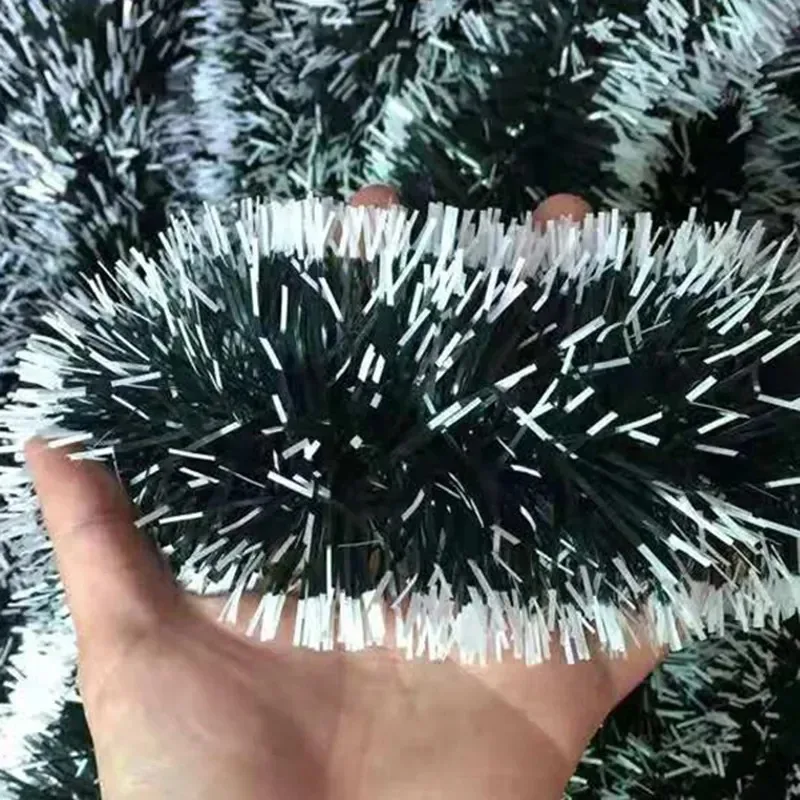 60/4m Christmas Tinsel Ribbons - مراجعة Tinsel Garland Decoration وسعره