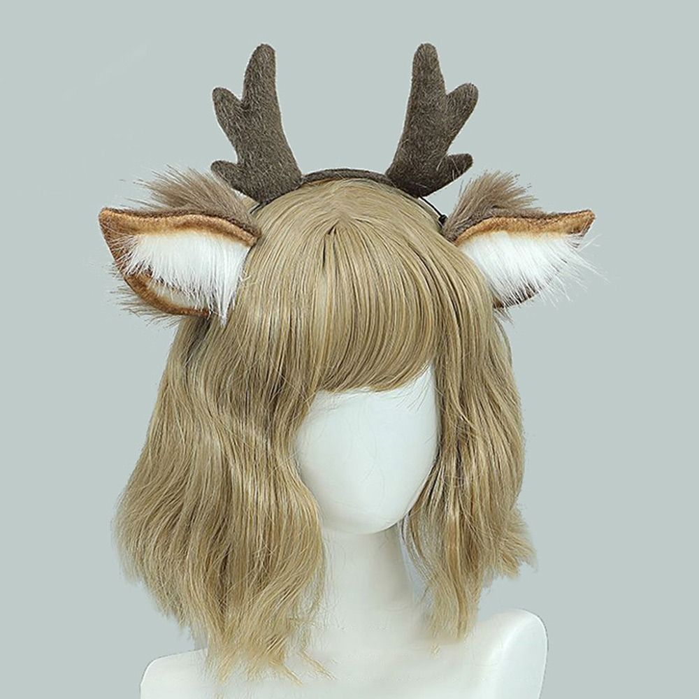Unisex Deer Ears Reindeer Antl - مراجعة Reindeer Antlers Headband وسعره