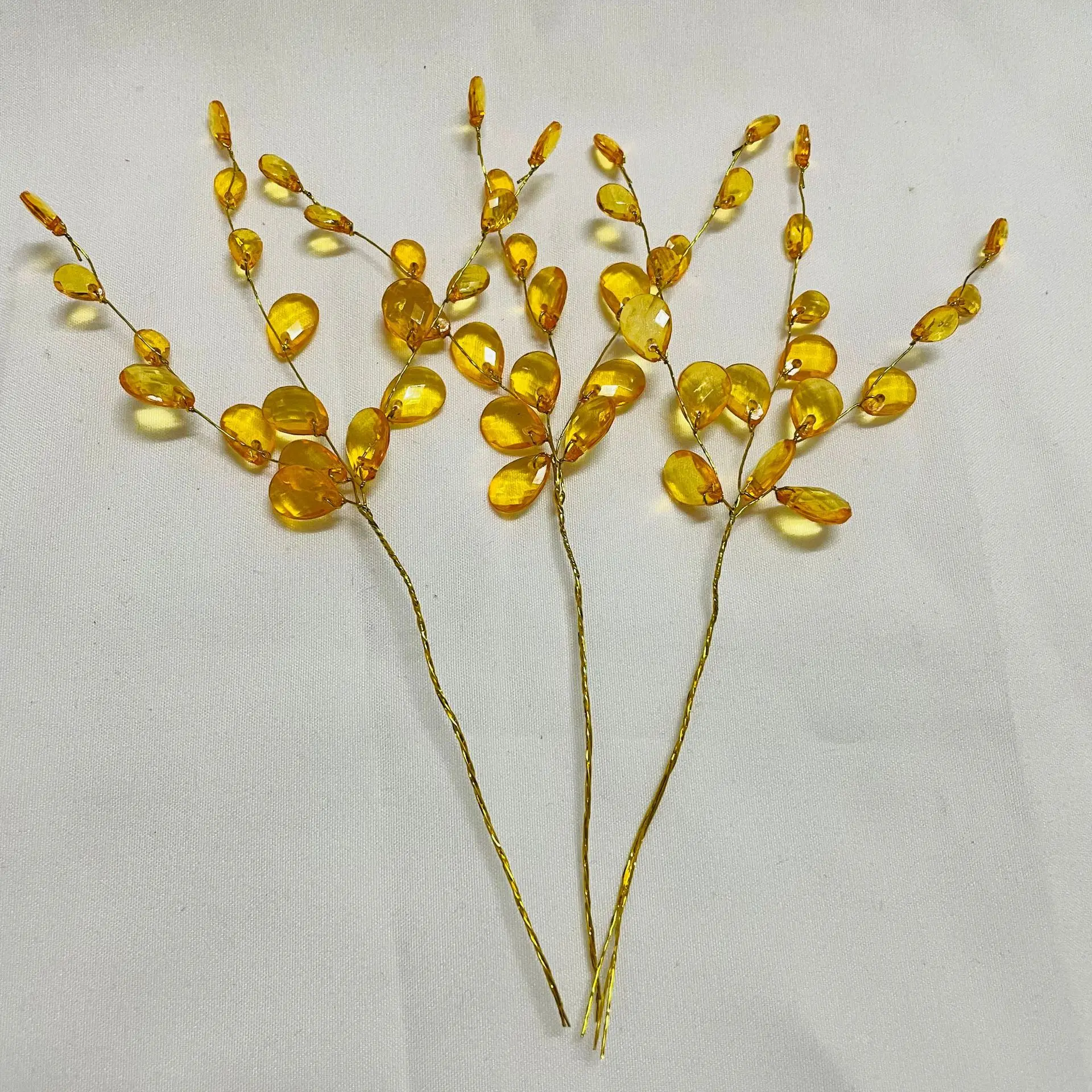 50Pcs 3-Forks Acrylic Strip Wa - مراجعة Christmas Wreath Fake وسعره