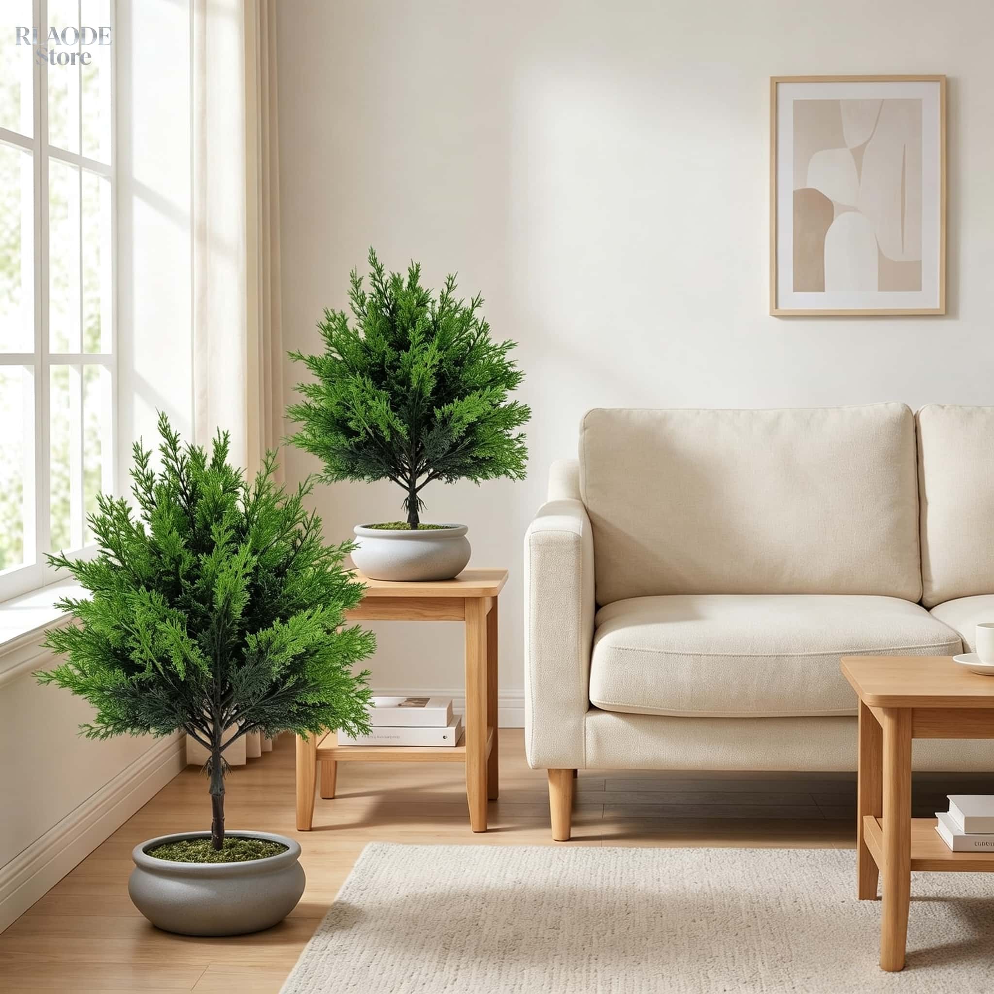 2pcs Outdoor Artificial Greene - مراجعة Christmas Tree Artificial وسعره