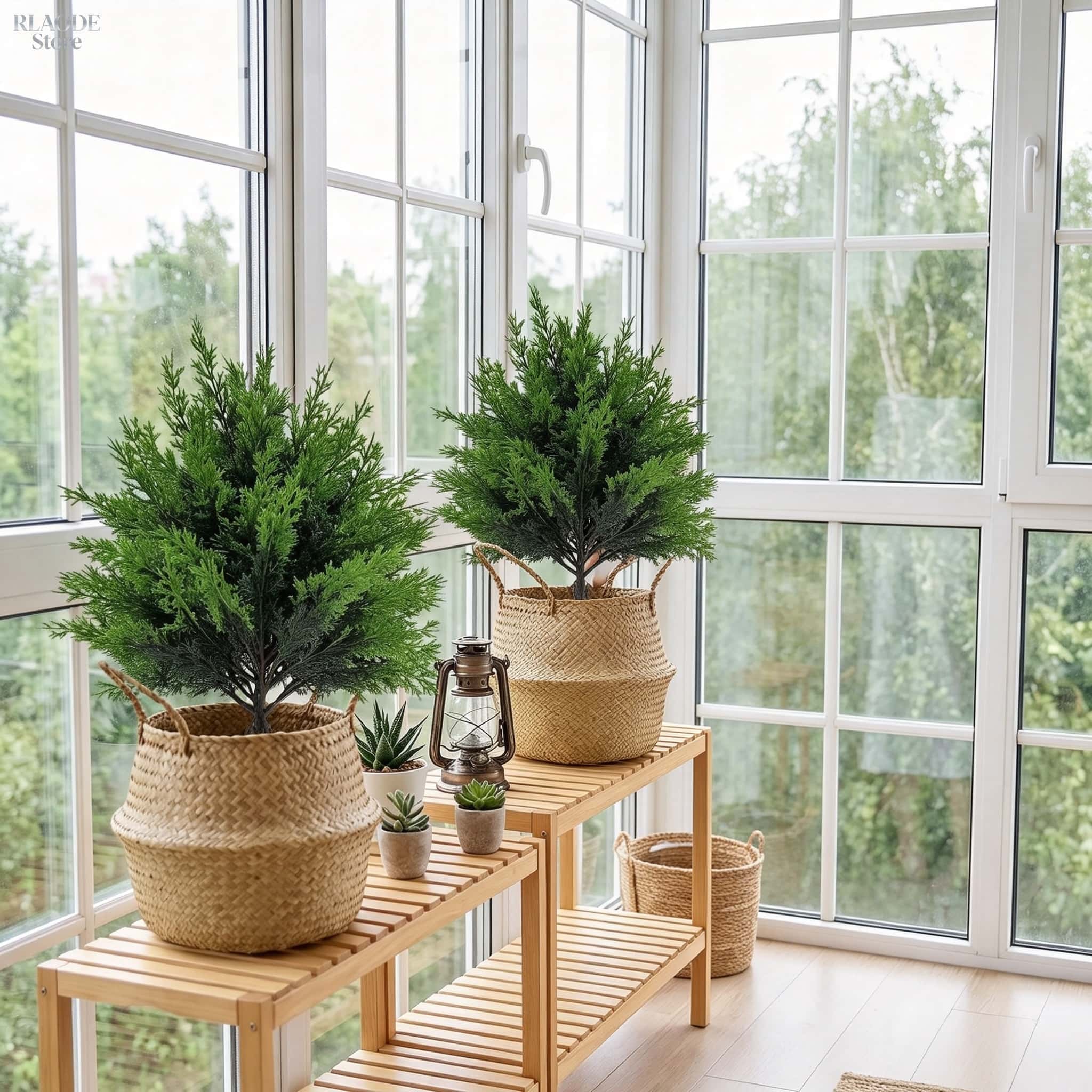 2pcs Outdoor Artificial Greene - مراجعة Christmas Tree Artificial وسعره