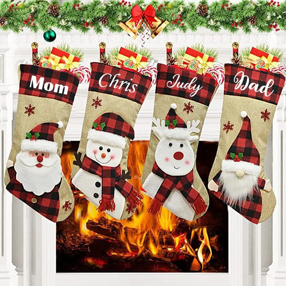 Christmas Holiday Stockings Ch - مراجعة Christmas Stocking Hanging وسعره