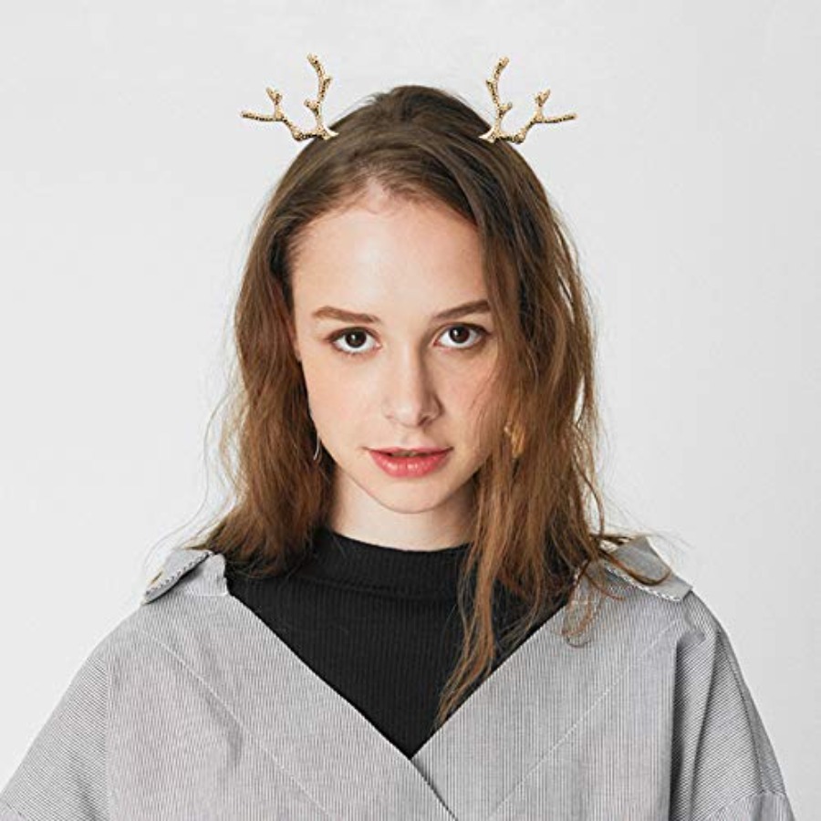 YAXAMING Christmas Reindeer An - مراجعة Reindeer Antlers Headband وسعره
