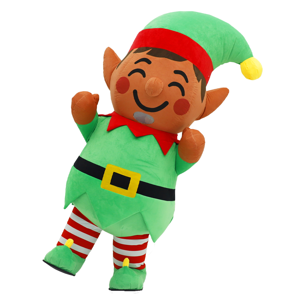 Inflatable Christmas Elf Plush - مراجعة Elf Costume Christmas وسعره