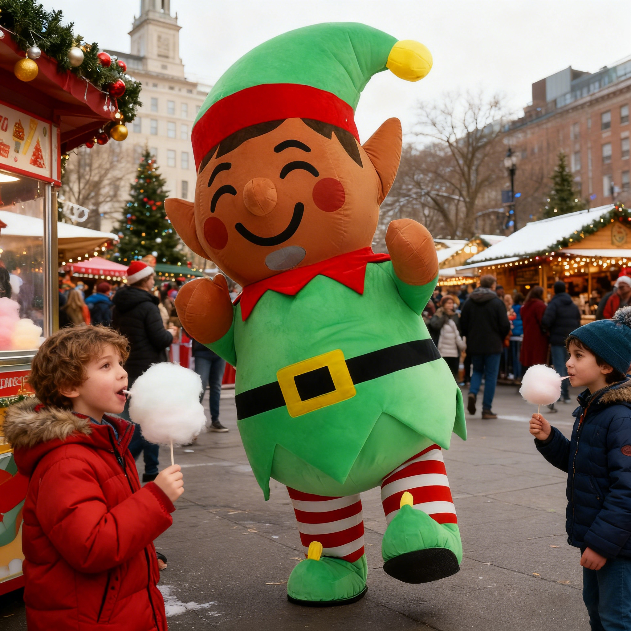 Inflatable Christmas Elf Plush - مراجعة Elf Costume Christmas وسعره