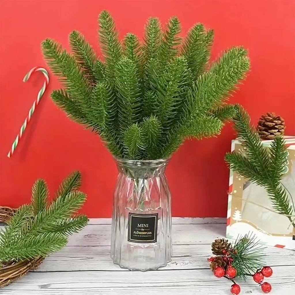 20Pcs Christmas Artificial Pin - مراجعة Christmas Tree Artificial وسعره