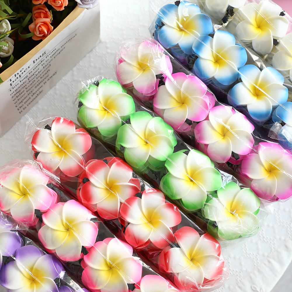 10PCS Hawaiian PE Foam Plumeri - مراجعة Christmas Wreath Fake وسعره