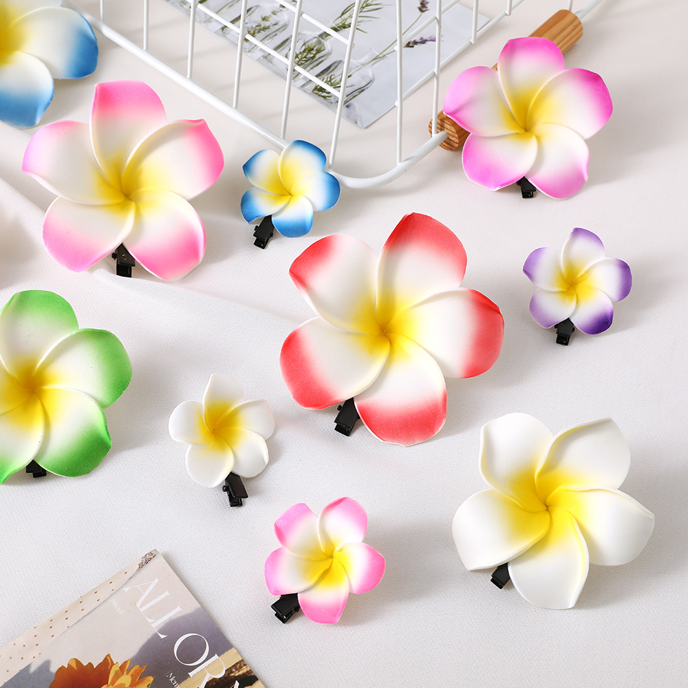 10PCS Hawaiian PE Foam Plumeri - مراجعة Christmas Wreath Fake وسعره