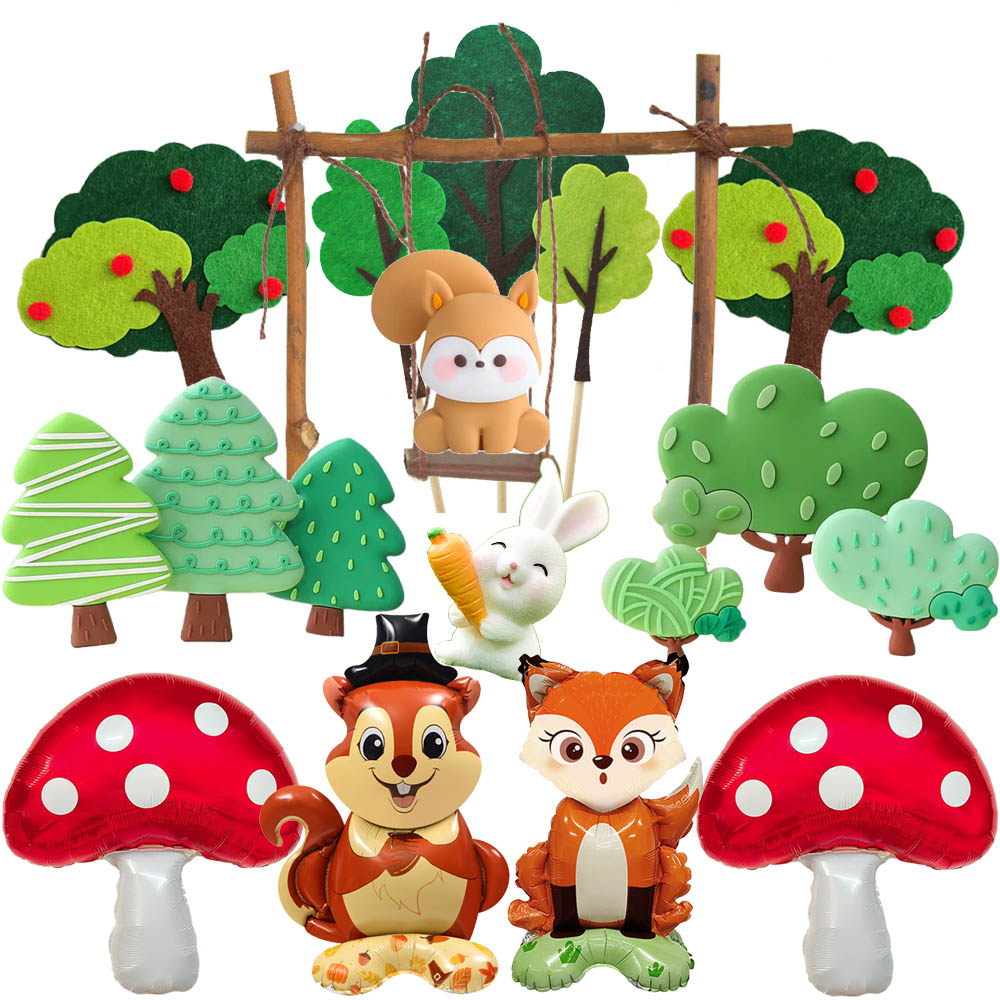 Woodland Cartoon Animal Cake D - مراجعة Star Tree Topper وسعره