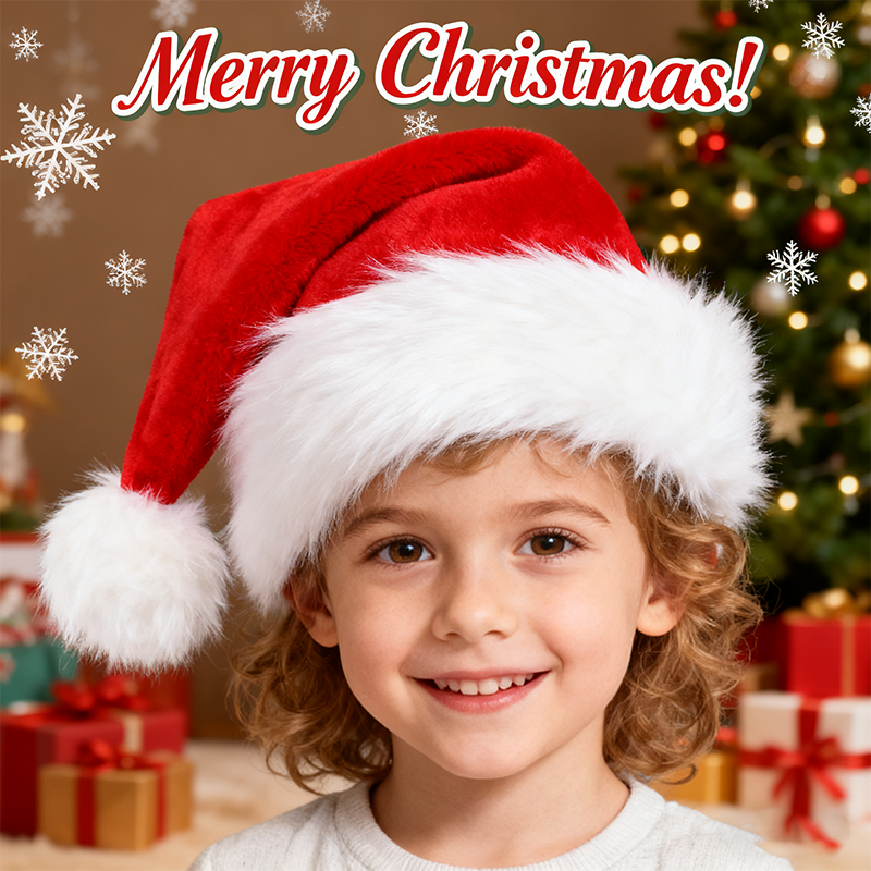 Christmas Santa Hat Xmas Long  - مراجعة Santa Hat Plush وسعره