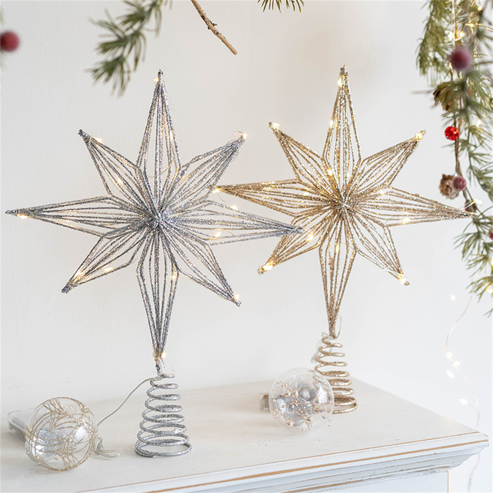 Christmas Tree Toppers Star wi - مراجعة Star Tree Topper وسعره