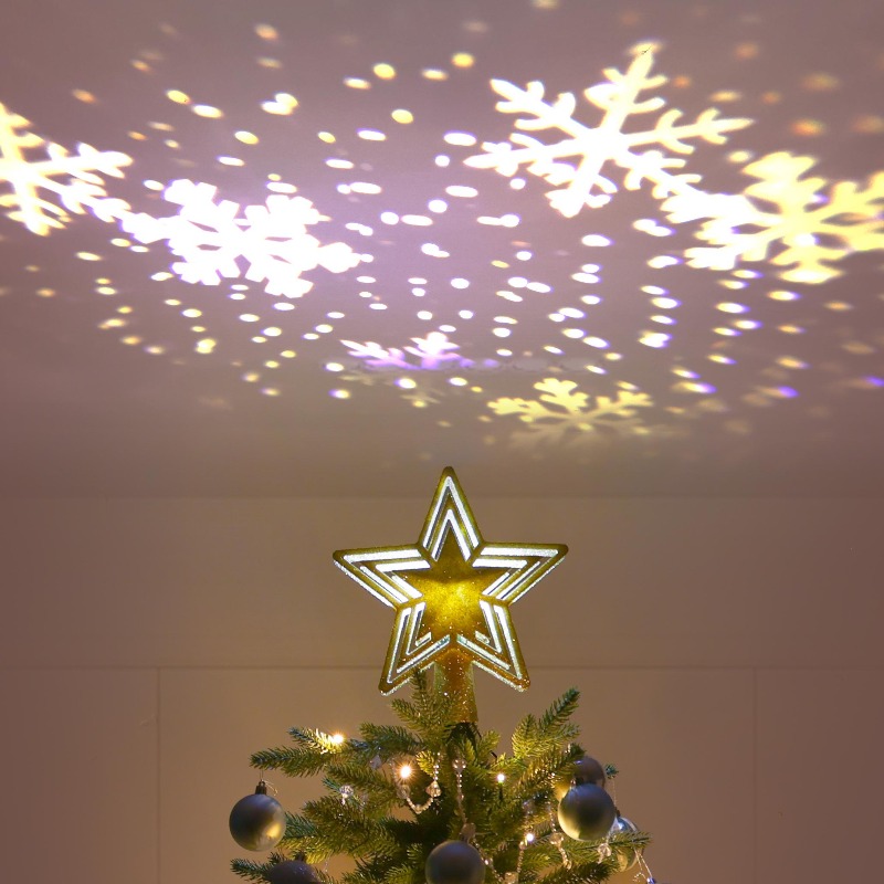 LED Projection Tree Topper Sta - مراجعة Star Tree Topper وسعره