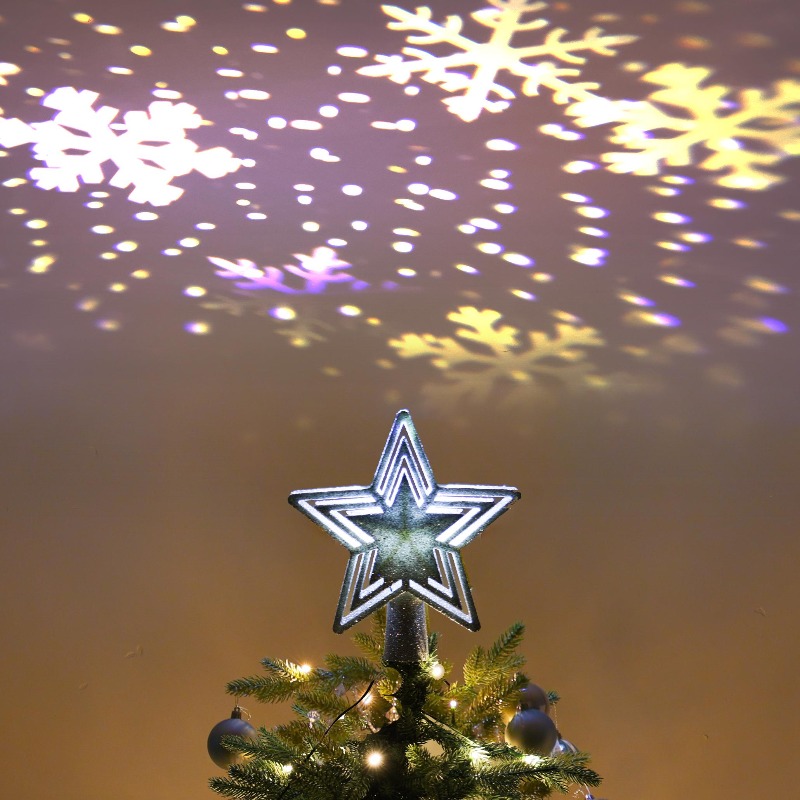 LED Projection Tree Topper Sta - مراجعة Star Tree Topper وسعره
