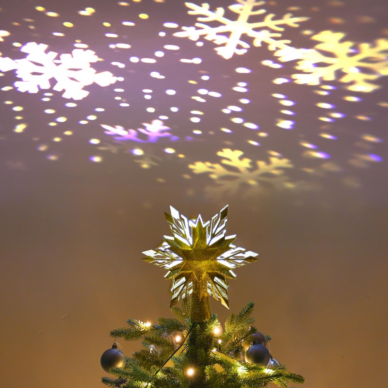 LED Projection Tree Topper Sta - مراجعة Star Tree Topper وسعره