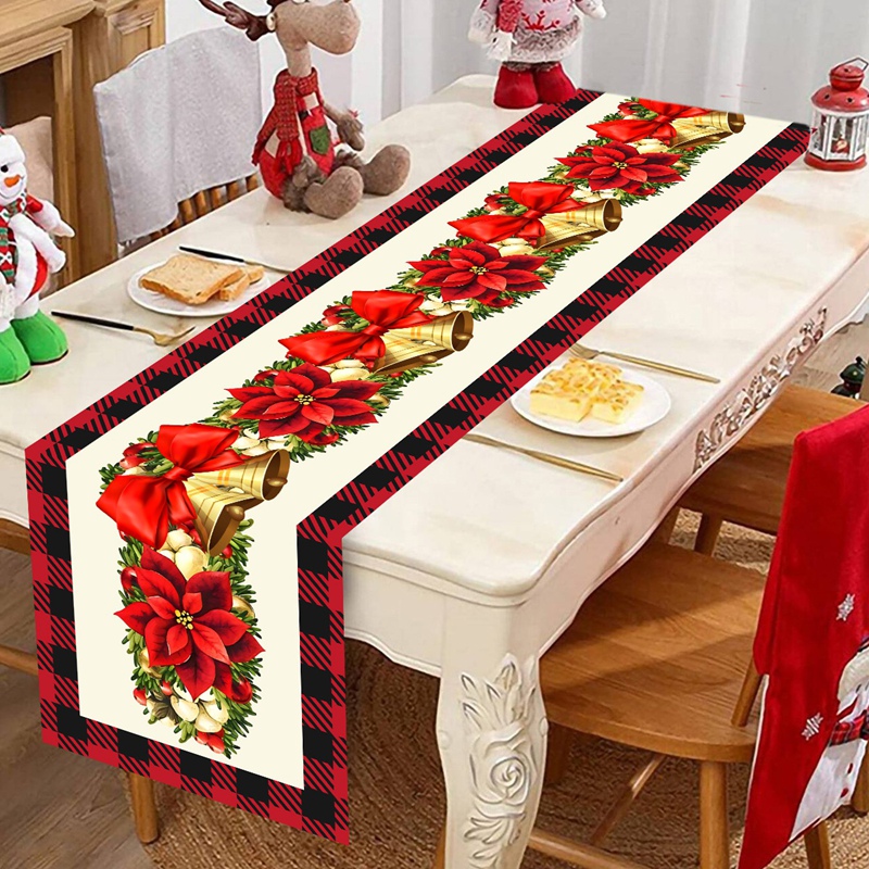 Merry Christmas Table Runner X - مراجعة Christmas Table Runner وسعره