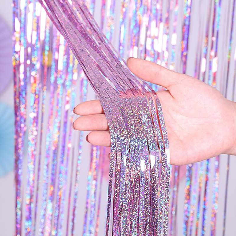 2M Glitter Pink Metallic Foil  - مراجعة Tinsel Garland Decoration وسعره
