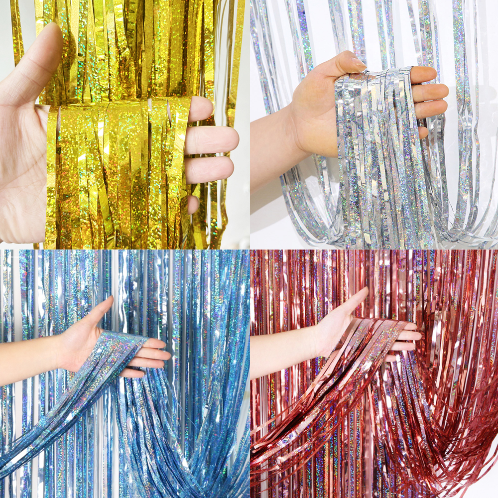 2M Glitter Pink Metallic Foil  - مراجعة Tinsel Garland Decoration وسعره