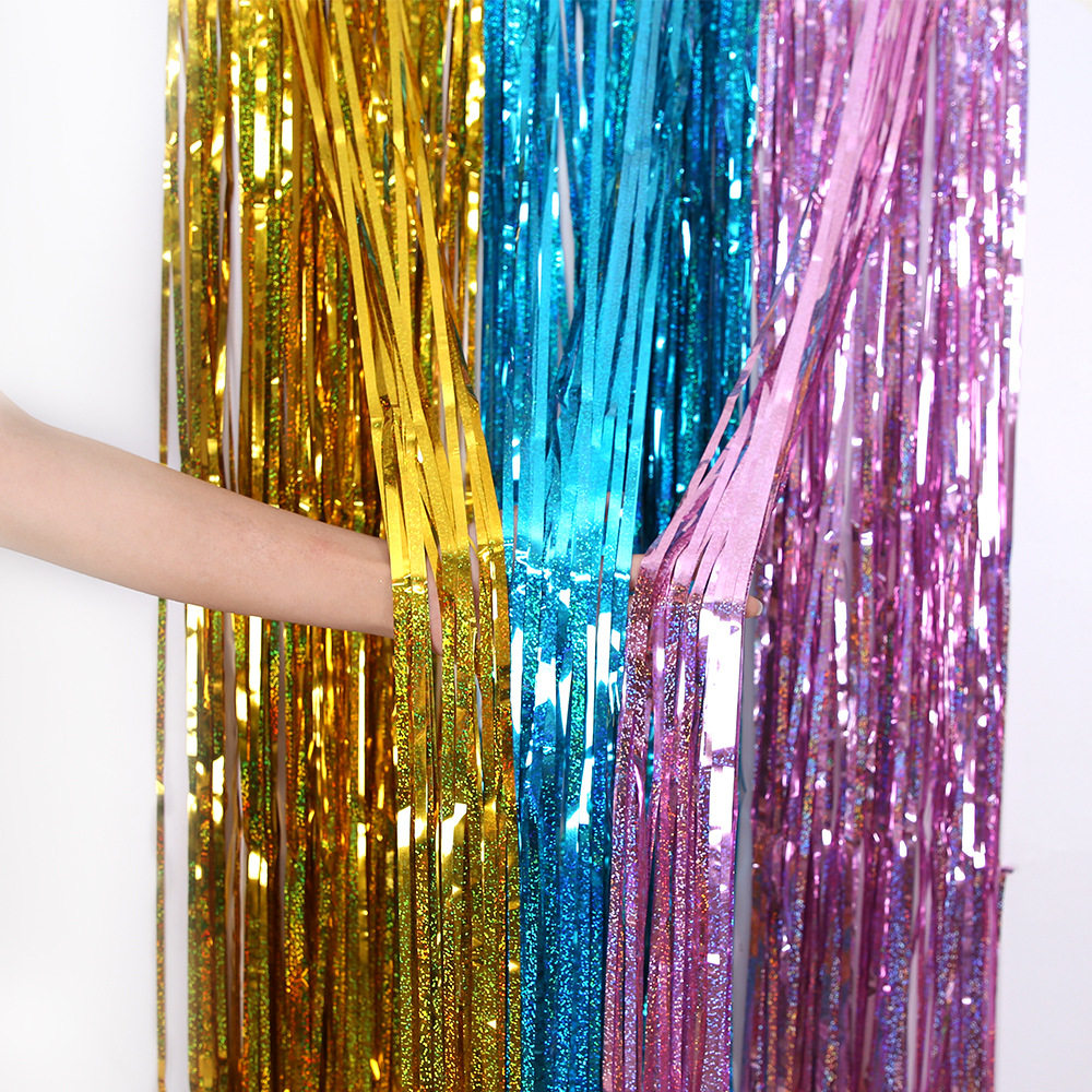 2M Glitter Pink Metallic Foil  - مراجعة Tinsel Garland Decoration وسعره