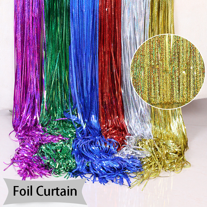 2M Glitter Pink Metallic Foil  - مراجعة Tinsel Garland Decoration وسعره