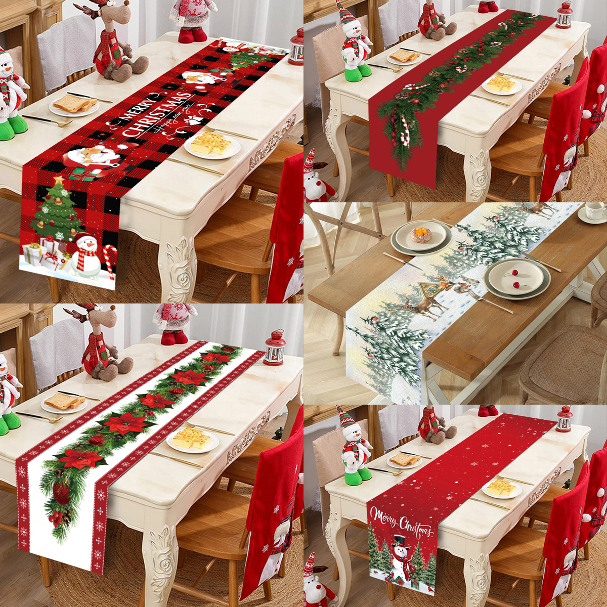 Christmas Table Runner Merry C - مراجعة Christmas Table Runner وسعره