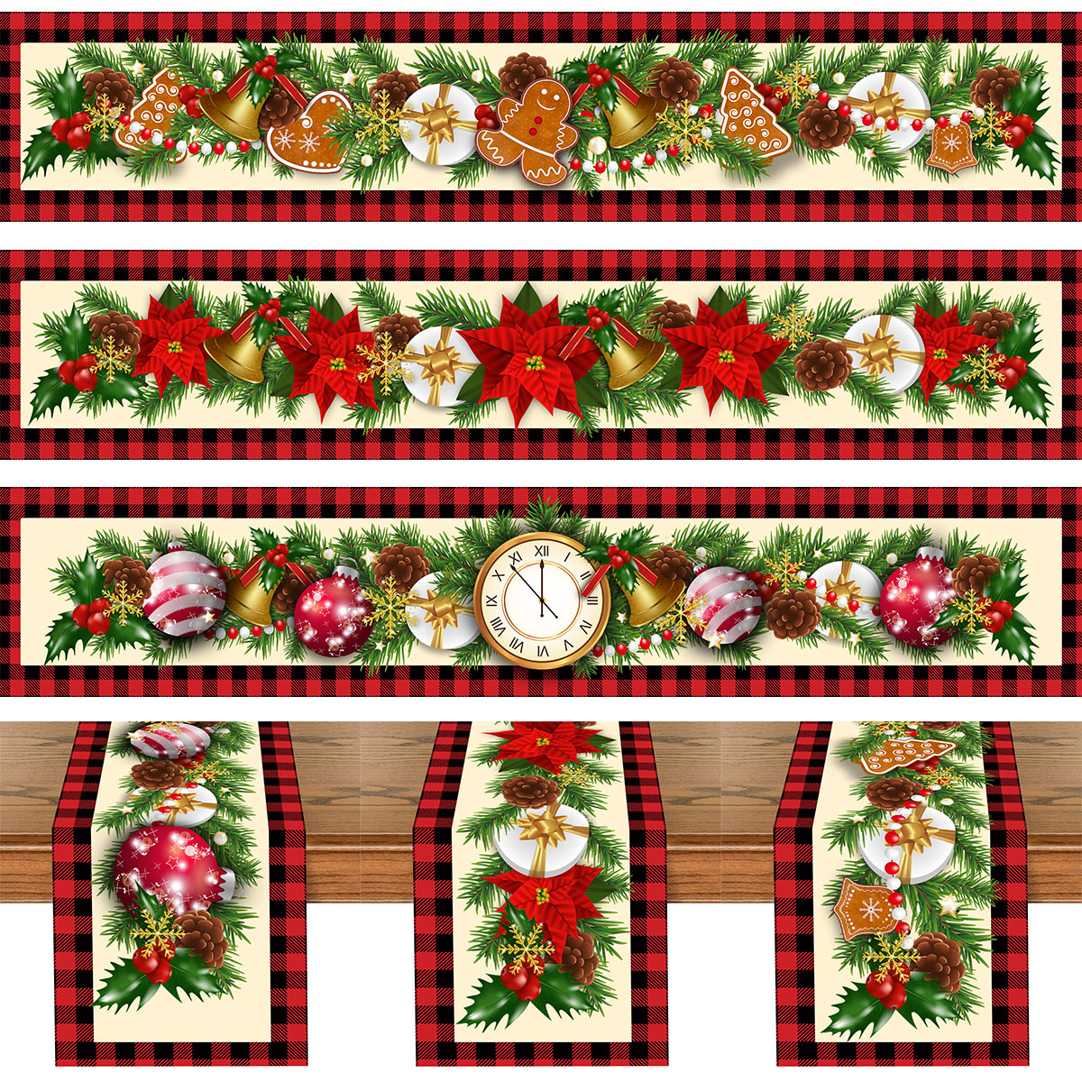 Christmas Table Runner Merry C - مراجعة Christmas Table Runner وسعره