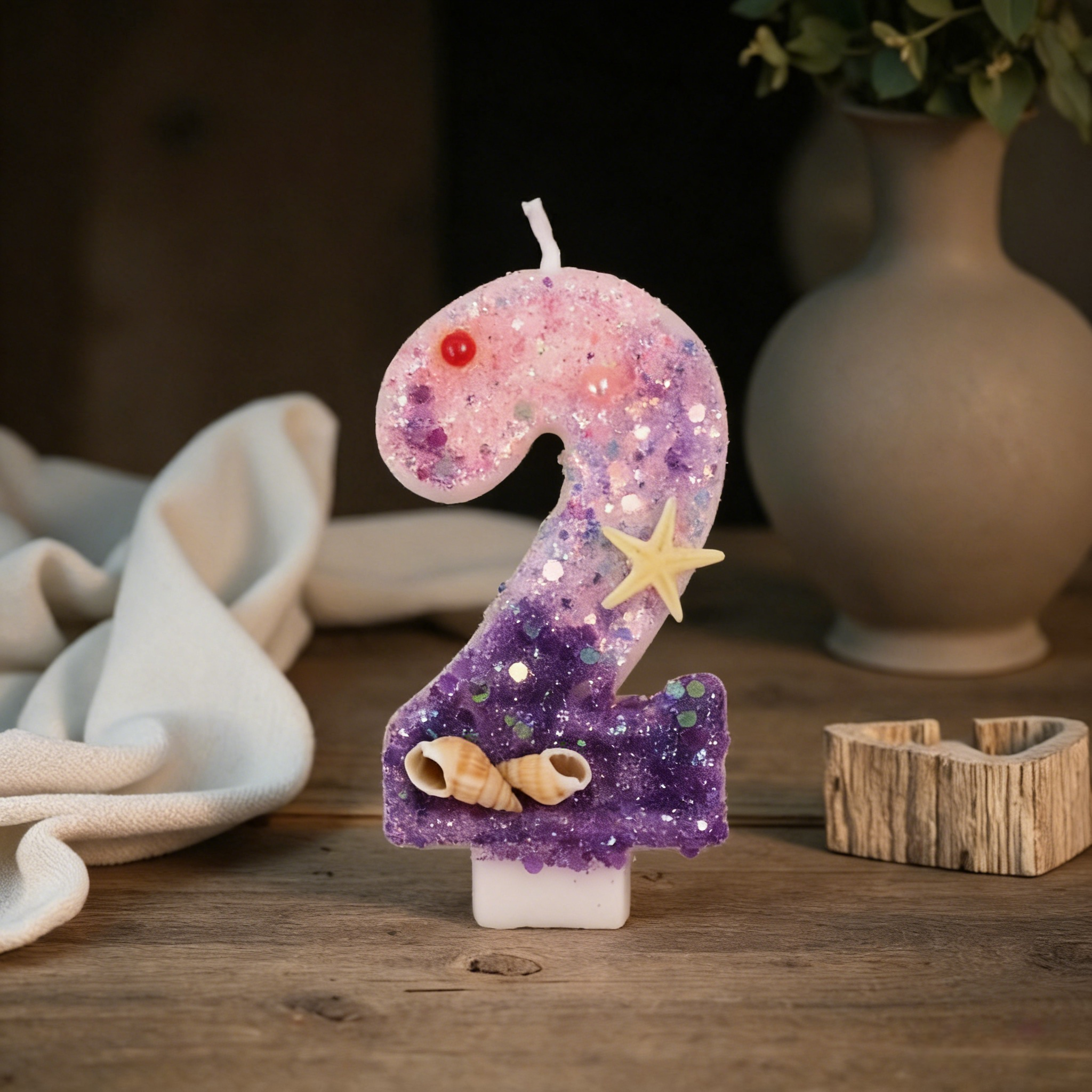 Three Color Gradient Mermaid 0 - مراجعة Holiday Candle Set وسعره