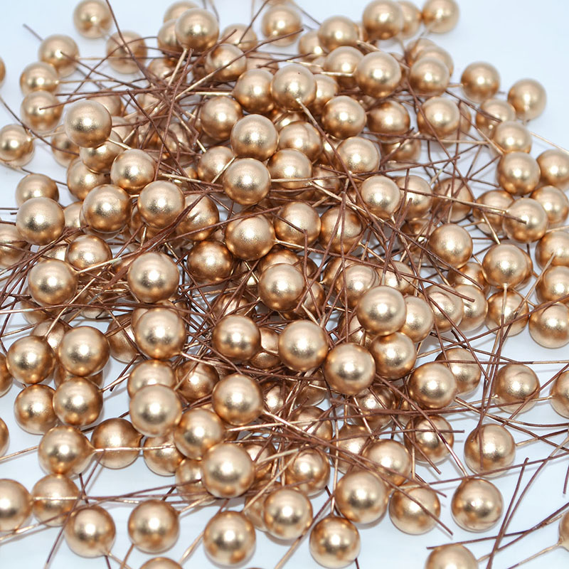 50pcs Mini Pearl Plastic Stame - مراجعة Christmas Wreath Fake وسعره