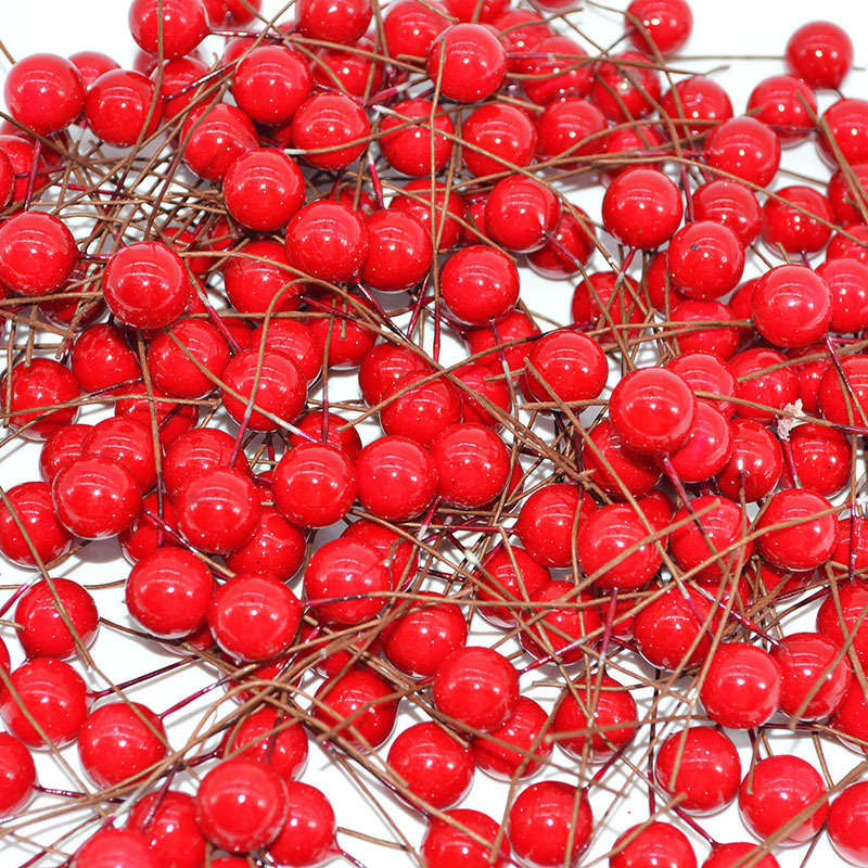 50pcs Mini Pearl Plastic Stame - مراجعة Christmas Wreath Fake وسعره